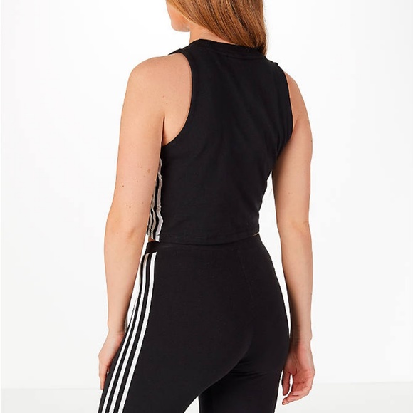 ❌SOLD ❌ADIDAS Black Crop Womens Tank - Picture 3 of 8